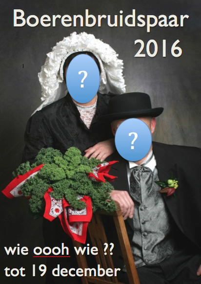 Boerenbruidspaar 2016